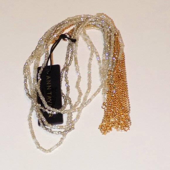 Lot 3 New w/$94 Tags Ann Taylor Jewelry Bundle.  Necklace, Earrings & Barrettes - Picture 5 of 10